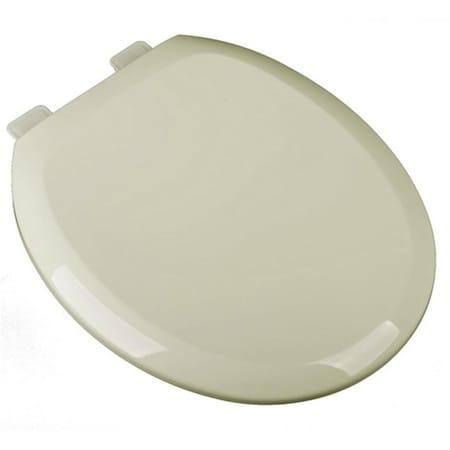 Slow Close Premium Plastic Round Toilet Seat, Bone